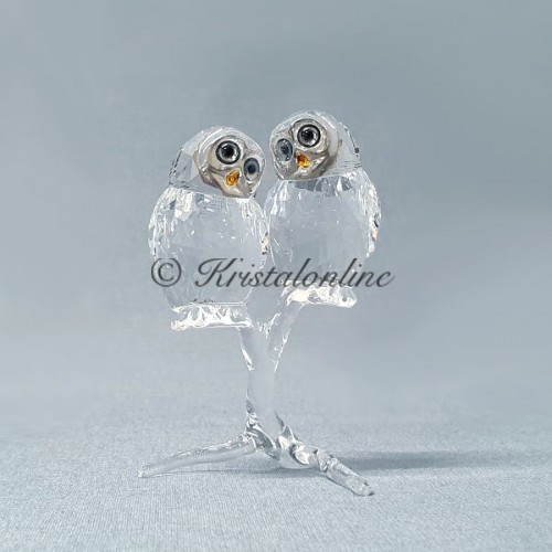 Swarovski Kristal | Silver Crystal | Gevederde Schoonheden | Uilenpaar | 5493722